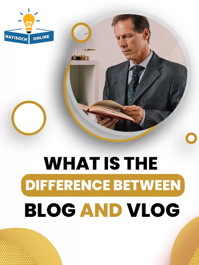 different between blog and vlog